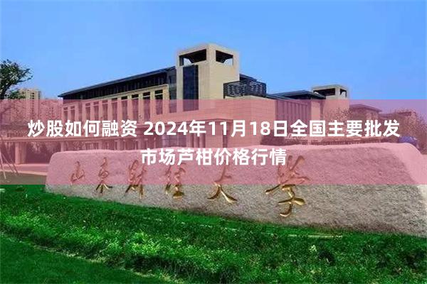 炒股如何融资 2024年11月18日全国主要批发市场芦柑价格行情