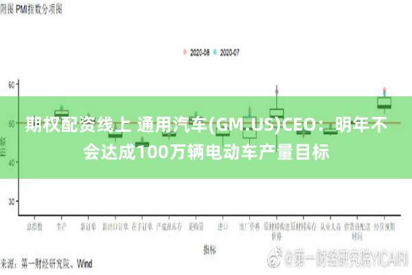 期权配资线上 通用汽车(GM.US)CEO：明年不会达成100万辆电动车产量目标